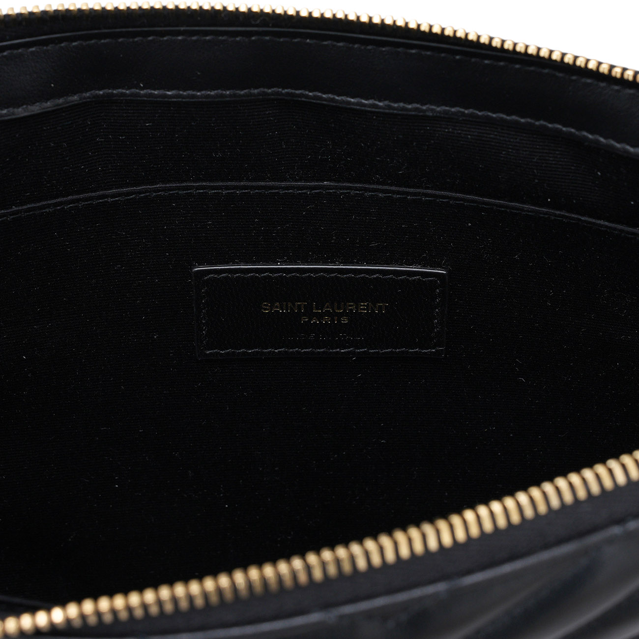 YVES SAINT LAURENT(USED)생로랑 559193 모노그램 쉐브론 클러치
